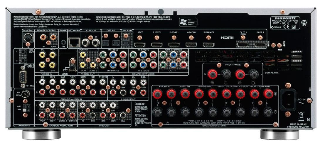 Marantz sr7005 av receiver - Silver Gold: Amazon.co.uk